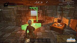 Curvy Hentai Babe Bends on Armor Bench for Huge Tits Fuck