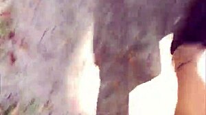 balancing outdoors in fine pantyhose feels so risky 😏👠