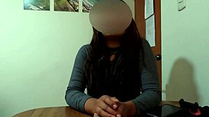 Shy Student Laura's First Oral Casting Ends in Creampie No Condom