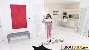 Tiny Pigtail Asian Teen Fucked Doggy Hard