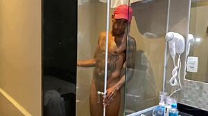 Street guy sneaks brazilian trainer's wife for big ass anal pounding behind his back