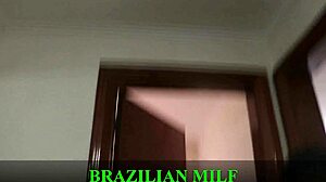 Novinho fucks landlady's tight ass paying rent see through red sheer!