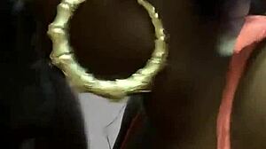 Sloppy Ebony Bbw Milf Deepthroats Fat Black Cock With Wet Gagging Action!