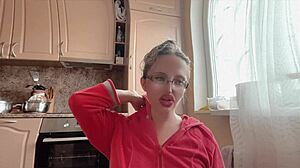 part two explores huge glasses fetish with kinky long nails up close