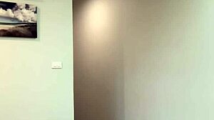 cute asian teen pussy creampied on belly 💦