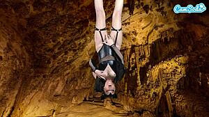 Hot bat costume amateur teen hairy pussy nipples wet upside down orgasm squirt