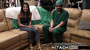 aria nicole hitachi orgasms explode in doctor tampa play session backstage