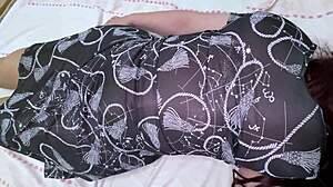 Mature Stepmom In Short Dress Seduces Stepson With Huge Tits, Sucks Dick, Then Takes Doggystyle Pussy And Tight Anal