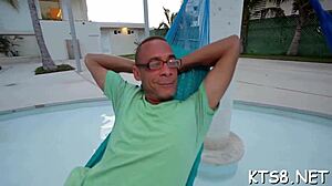 wanna see this tranny beat the competition fucking a huge cock?