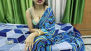 indian step sis rides bro's big cock cowgirl 😍 creampie cumshot after hindi dirty talk & gift help 🎁💦