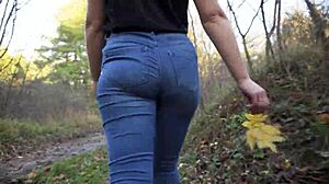 imagine worshipping my milf ass wiggle in tight blue jeans up close!