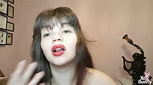 i crave sucking that big cock close up with toys and lipstick pov