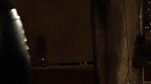 tight bound lesbian slave moans loud from madame's deep fingering kisses