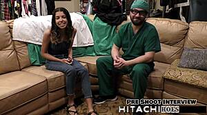 aria nicole hitachi orgasms explode in doctor tampa play session backstage