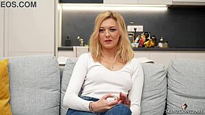 czech teen isabella de laa bares all in outdoor casting chat