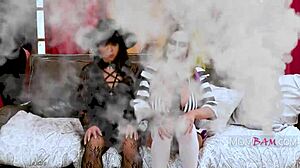 pussy juice parody orgy with lily lane and crew