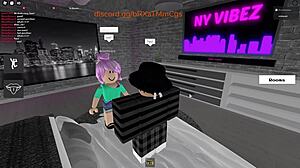 Innocent Virgin Student Fucks Roblox Teacher in Horny Frenzy