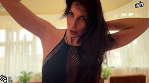 Cheating Wife Rides New Fitness Friend's Cock for Creampie at Night Club