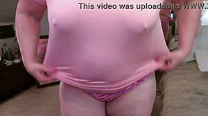 Ubermonkees models custom panties tshirt kissing flirting dirty talk