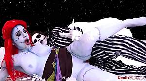 Joanna angel deepthroats monster cock in christmas xxx parody cosplay