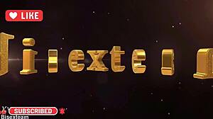 A blonde trans rides bbc man's huge dick on stool