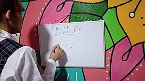 peruvian teen 18+ latina bent over homemade for hardcore doggystyle pussy pounding