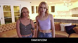 famfap cute stepsis chloe n gwen vicious uh fucked hard by horny bro...