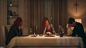 Ever played this taboo college lesbian game with teasing redhead virgins?