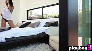 this perfect big tits milf posing in lingerie drives me craazy