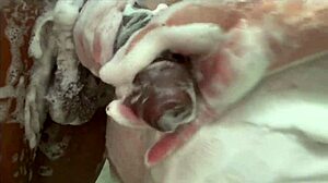 Stepdad's 12-inch monster too huge for stepdaughter's tight ass shower