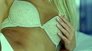 Teen Beauty Fingers Tight Pussy with Dildo Tease