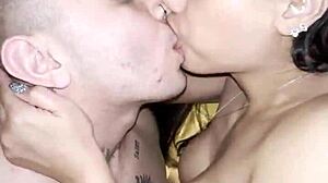 party novinha sneaks apartment for big cock anal creampie ride