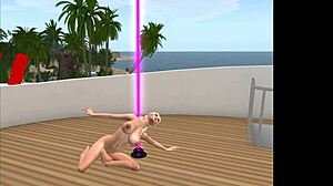 Kassie dances cameltoe lap in nightclub with deepthroat stars!