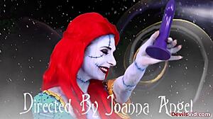 Joanna angel deepthroats monster cock in christmas xxx parody cosplay