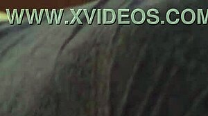 Real couple intimate sex in jeans bra panties black