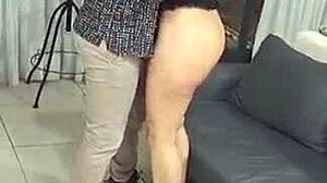 Hung black guy slaps me hard in homemade fetish