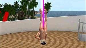 Kassie dances cameltoe lap in nightclub with deepthroat stars!