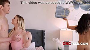 rent due, innocent teen spreads pussy as free use group fuck toy