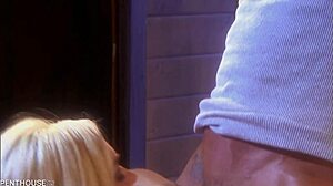 damn, that busty blonde crista moore's messy facial after her curvy cowgirl ride was hot af...