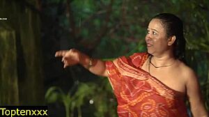 Naughty Bhabhi's Rainy Day Cheating Sex With Devar In Country Ranch Housewife Orgasm