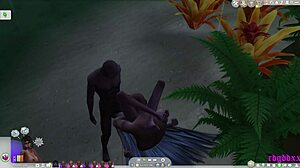 sims 4 ladyboy goddess craves monster cock in tropical paradise bliss