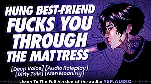 Huge Cock Boyfriend Breaks Bed Moaning Roleplay