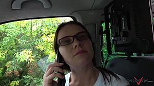 pickup blondie moans loud doggy backseat cowgirl ride