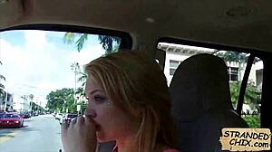 Blonde Teen Dakota Skye Rides Cock for Hitchhiker Pickup Fuck POV