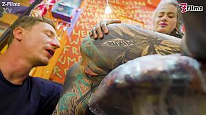 pornstar tattoo artist, ready for my hard anal atm facial?