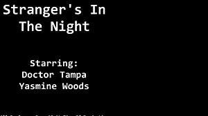 blindfolded curly latina yasmine woods handcuffed backstage