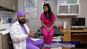 Dr Tampa Gives Misty Addams University Entrance Pussy Exam