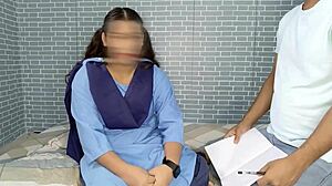 Desi village teen schoolgirl shares classroom moments in Hindi audio