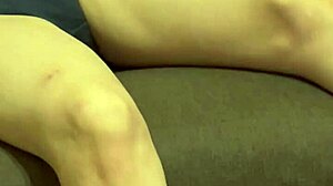 i filmed my sleeping wife on sofa pulled panties licked her boobs and juicy pussy