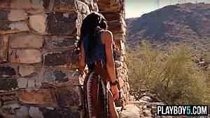 Pretty Black Milf Strips and Shows Off Her Soft Curves